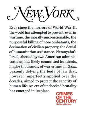 cover image of New York Magazine